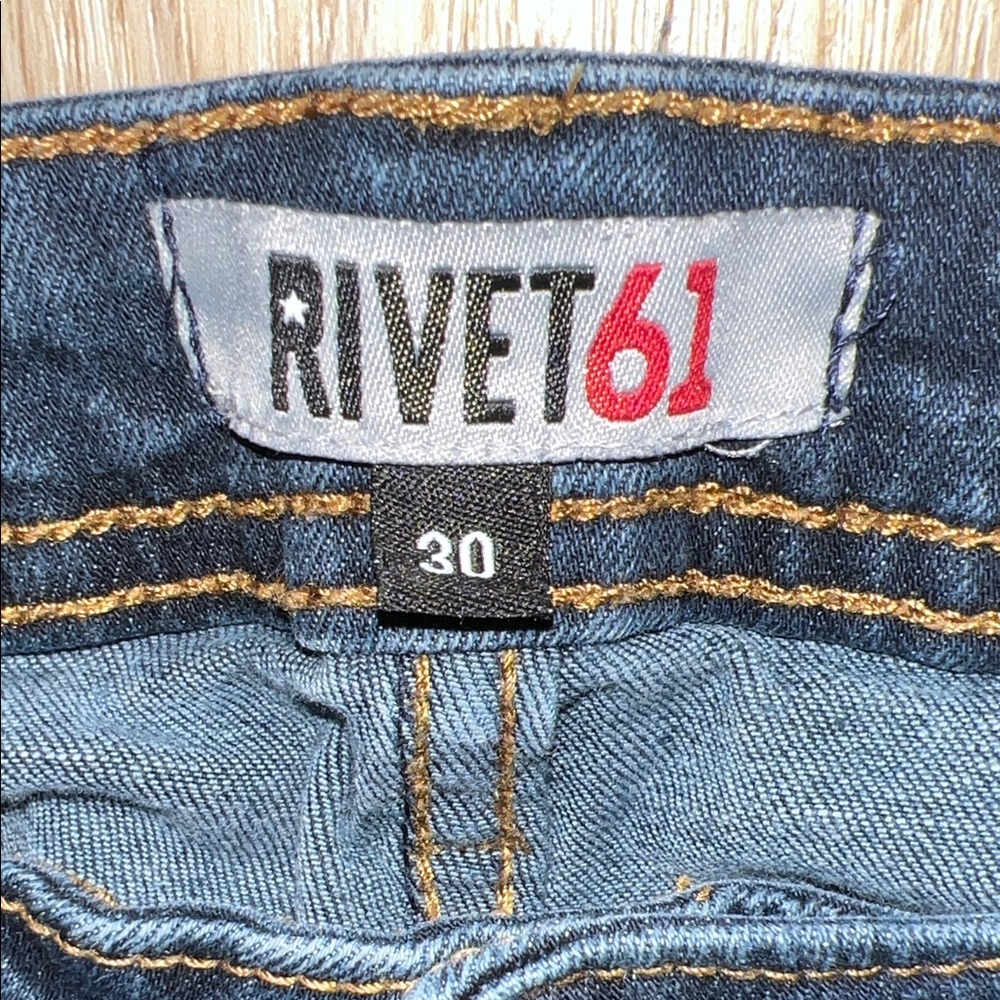 Men's Blue Jeans - Rivet61 - Picture 2 of 11